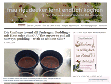 Tablet Screenshot of frauneudeckerlerntendlichkochen.com